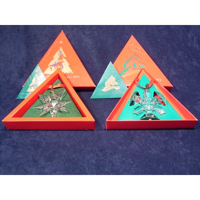Christmas Star Ornaments Collection 1991 till 2021