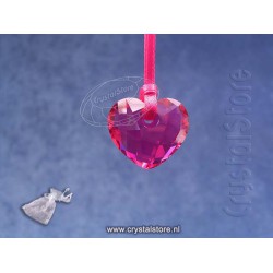 Fuchsia Heart Ornament
