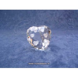 Love Heart Crystal Silver Shade 