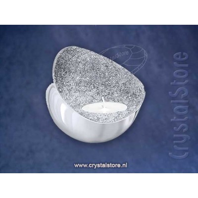 Minera Tea Light Holder Silver Tone