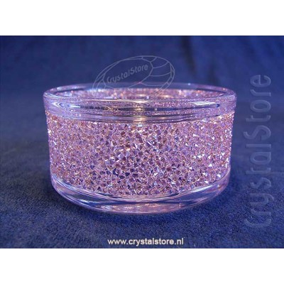 Shimmer Tea Light Holder Pink
