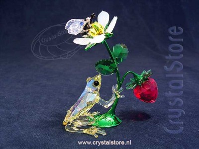 Swarovski Crystal - Idyllia Frog Bee and Strawberry