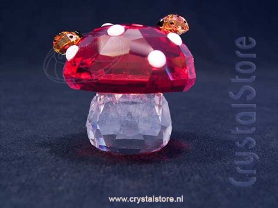 Swarovski Crystal - Idyllia Mushroom and Ladybugs