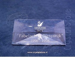 Titel Plaquette 1996-1998 Fabelachtig dierenrijk (geen doos)
