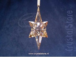 Star Ornament Gold Tone Large