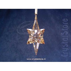 Star Ornament Gold Tone Large