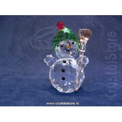 Snowman with Broomstick