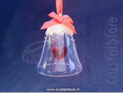 Kerstklok Ornament Hart - 2019