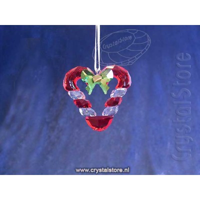 Candy Cane Heart Ornament