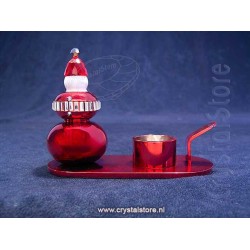 Holiday Cheers Santa Claus Candle Holder