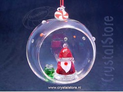 Holiday Cheers Ball Ornament Santa Claus