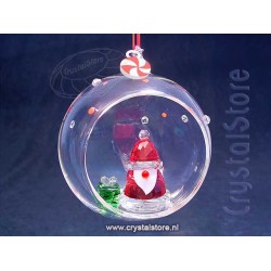 Holiday Cheers Ball Ornament Santa Claus