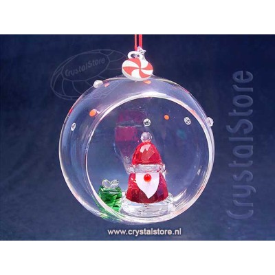 Holiday Cheers Ball Ornament Santa Claus