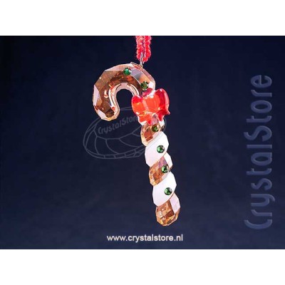 Holiday Cheers Gingerbread Candy Cane Ornament