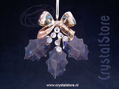 Swarovski Kristal - Holiday Magic Ornament Hulstbladeren