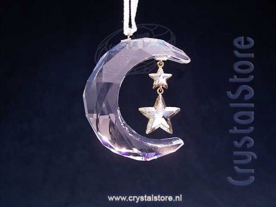 Swarovski Crystal | Holiday Magic Moon Ornament