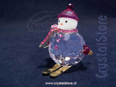 Swarovski Kristal - Holiday Cheers Dulcis Sneeuwpop Roze