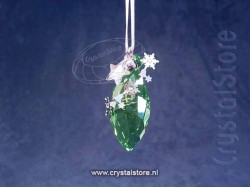 Kerstornament Peridot Silver Shade 