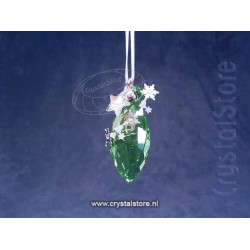 Kerstornament Peridot Silver Shade 