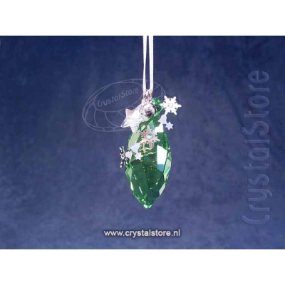 Kerstornament Peridot Silver Shade 