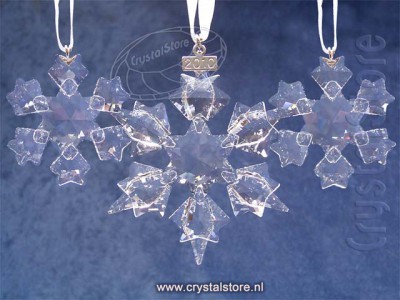 Swarovski Kristal 2010 1041316 Christmas Ornament Set 2010