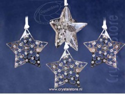 Kerstster Set Star Crystal Moonlight 