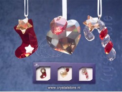 Set Kerstsok Hart en Zuurstok 