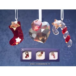 Set Stocking Heart and Candy Cane