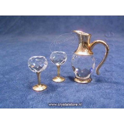 Wine Set 3 Pieces Gold
