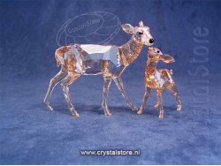 Hert met hertje Hert met hertje