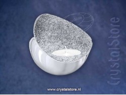 Minera Tea Light Holder Silver Tone