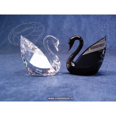 Swan Crystal and Jet