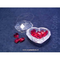 Heart Jewel Box with Red Hearts