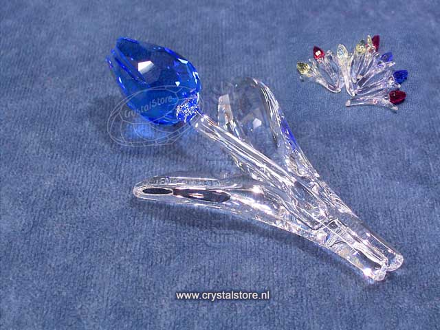 Tulp blauw met 9 kleine tulpjes 