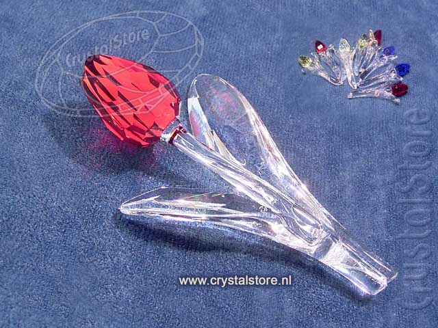 Tulp rood met 9 kleine tulpjes 