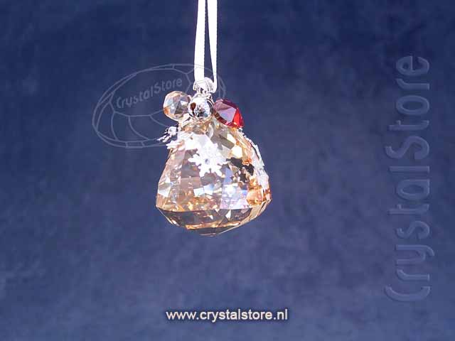 Christmas Ornament - Bell Crystal Golden Shadow (no box)