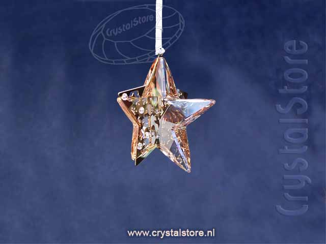 Christmas Ornament Star Golden Shadow (no box)