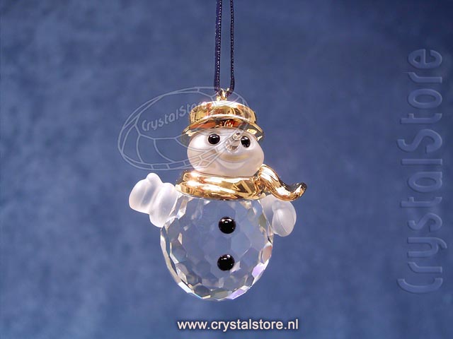 Snowman Gold Trim 