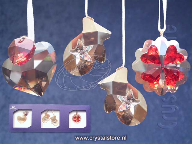 Set Feestelijke Harten Wanten Kerstkoekje 
